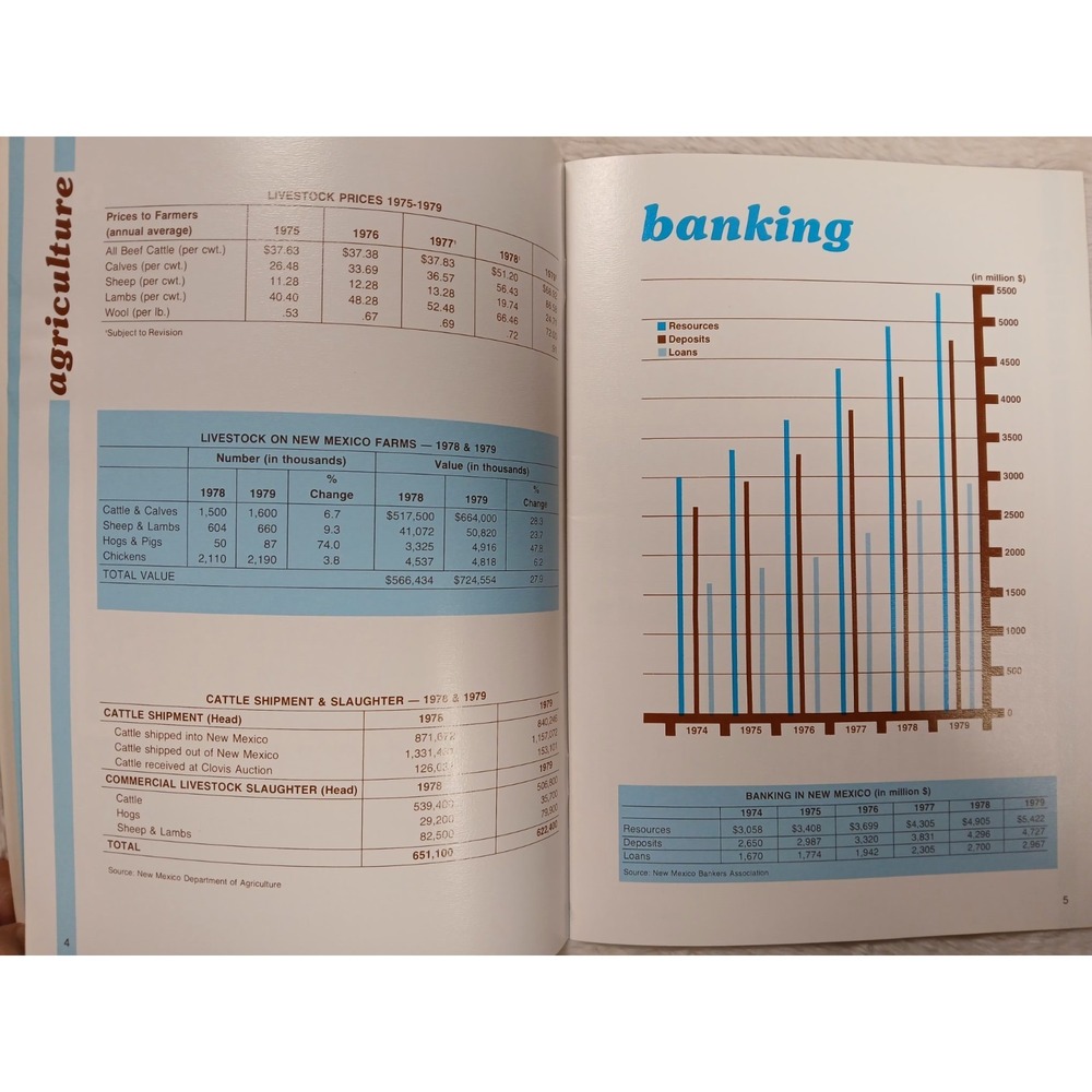 Vintage 1979 New‎ Mexico Progress Economic Report Volume 47 - Picture 4 of 7